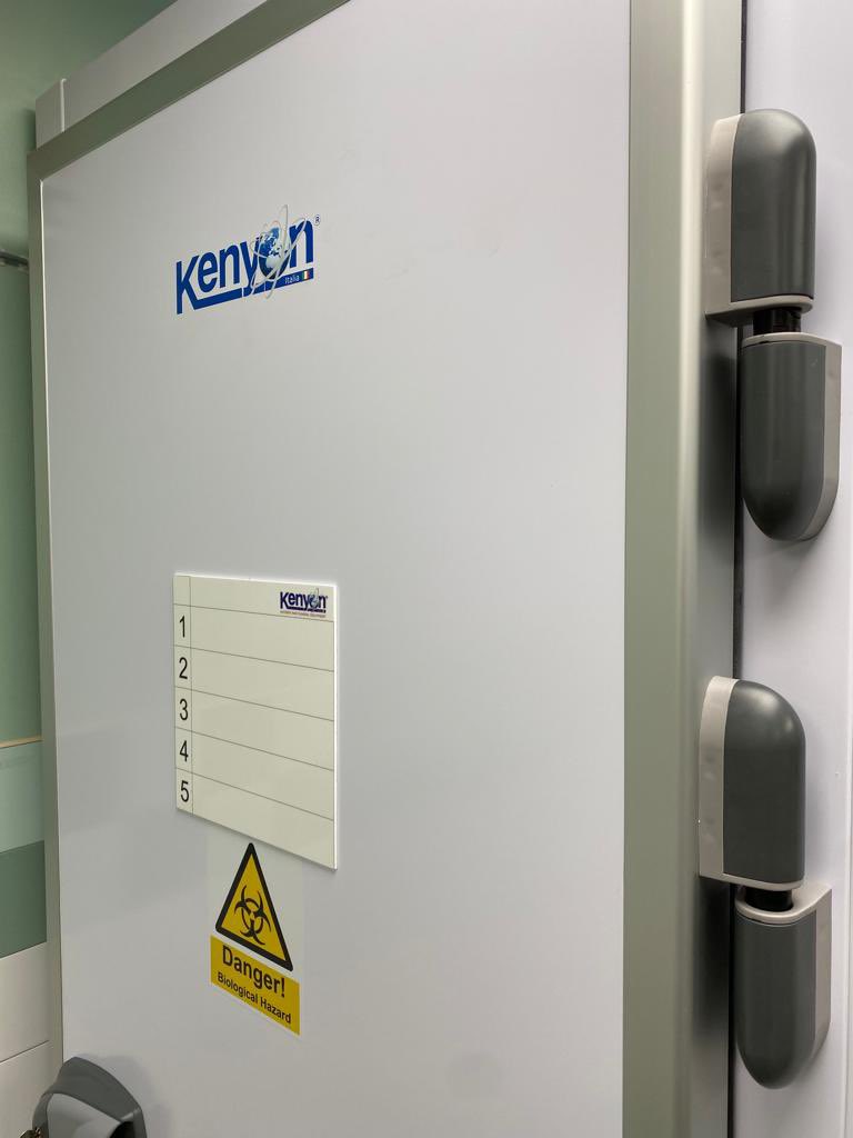 wjkenyon's tweet photo. Good morning. A Kenyon “high efficiency” Modular Coldroom installed yesterday in Glasgow for our prestigious clients. Remit was it needed to be installed on Friday. Thank you for choosing Kenyon manufactured products. #coldrooms #glasgow #modularcoldrooms #316stainlesssteel https://t.co/wO7KmbqtlV