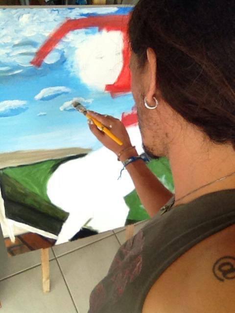 Every brushstroke is a new challenge! 
The mind never stops!
Happy Saturday! 
#artist #painting #nftart #NFTArtist