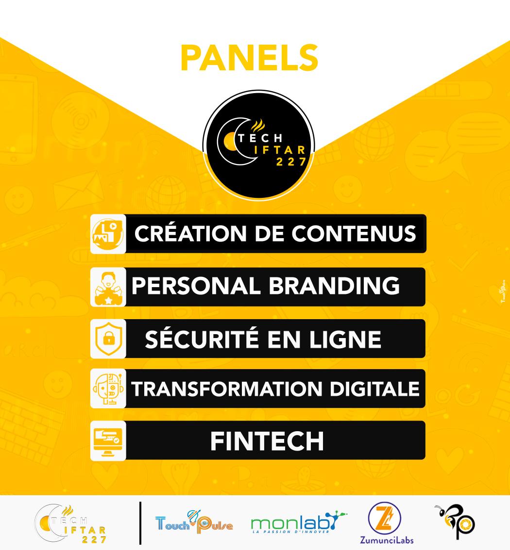 [/ #IftarTech227🌙🤖 ] J-7

Plus que 7 jours pour le 1er #Iftar des acteurs de l'écosystème numérique et tech du Niger 🇳🇪.
Découvrez les panels prévus pour le Samedi 23 Avril 2022.

Contribuez et devenez partenaire au lien : bit.ly/3uUb6uN , rejoignez l'aventure.