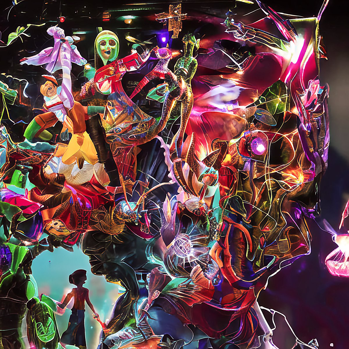 thoughtForm3's tweet photo. #aiart #nudall-e #psyart #psychedelic #fractal #dmt #bugs #plants #garden #spring #digitalart https://t.co/aKtwR3ODuz