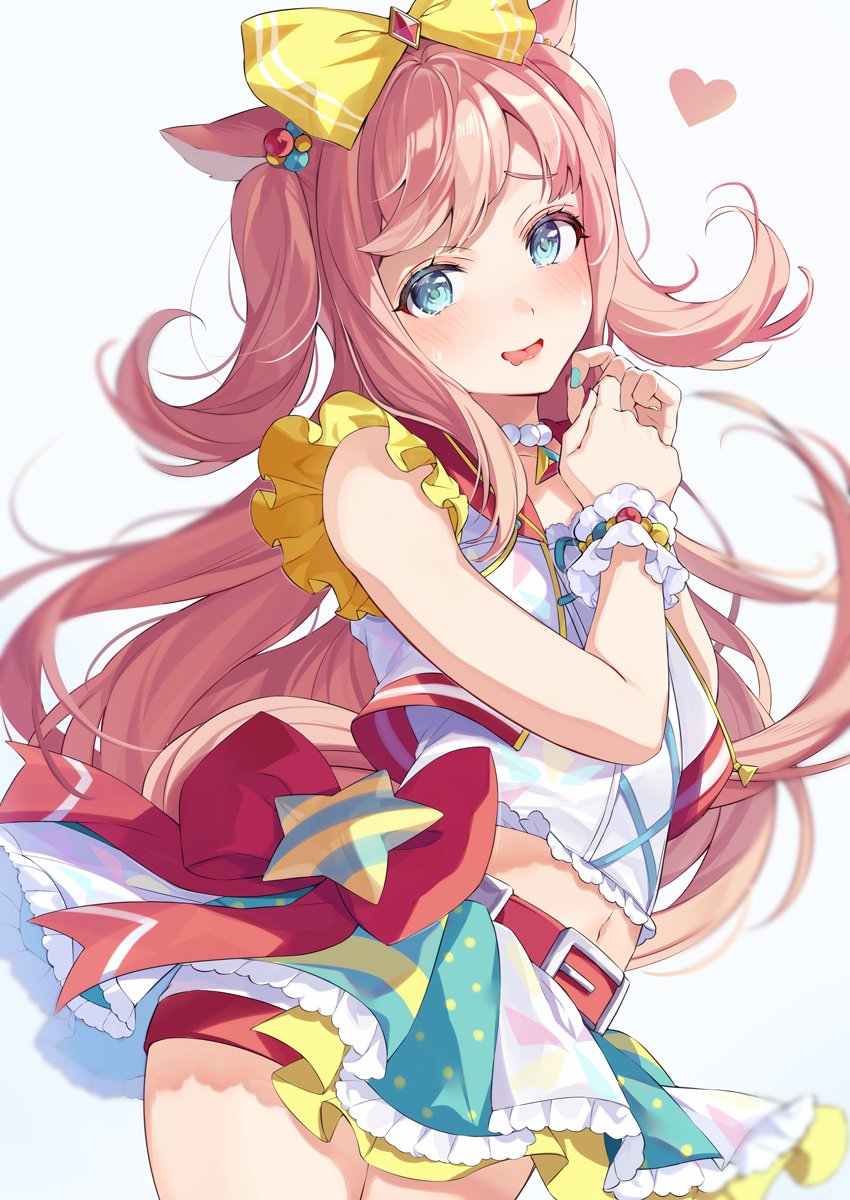 ミホノブルボン(ウマ娘) ,ライスシャワー(ウマ娘) 「」|ぷきゅのすけ/絵師100人展参加いたします！のイラスト