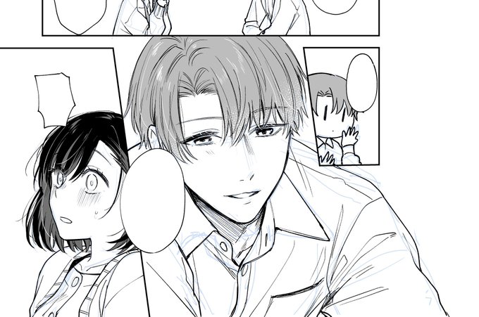 初めてグレスケで描いてるけど楽しいかもしれない… 