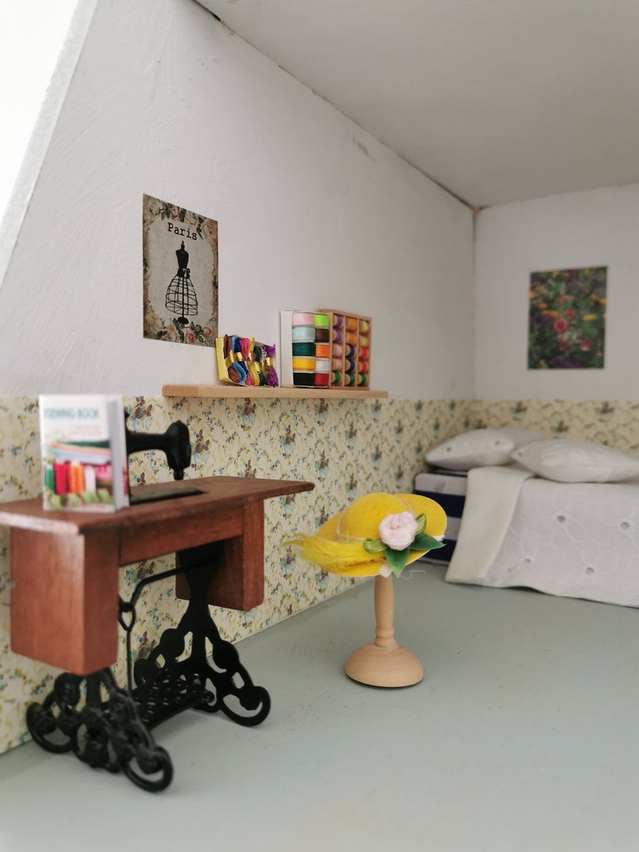 NickiMiniature's tweet photo. Attic room for fashion design student https://t.co/Ggj7vpb3LW