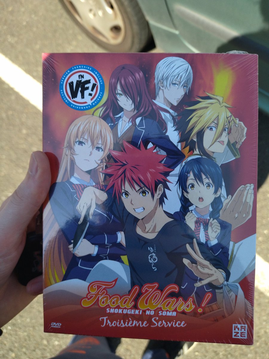 floreyrey72's tweet photo. Enfin il est sortie et il est entre mes mains 😍😍🥰 @FoodWarsFR @FWsoma https://t.co/JsWk5BhGm6
