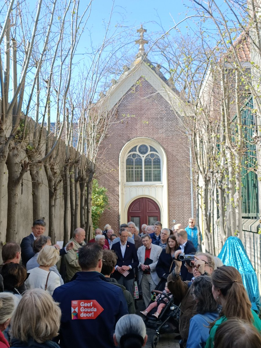 Een prachtige opening van de Kraamkamer van de vrijheid! <a href="/PaulHAMabels/">Paul H.A.M. Abels</a> @coornhert500 @gouda750jaar #geefgoudadoor
