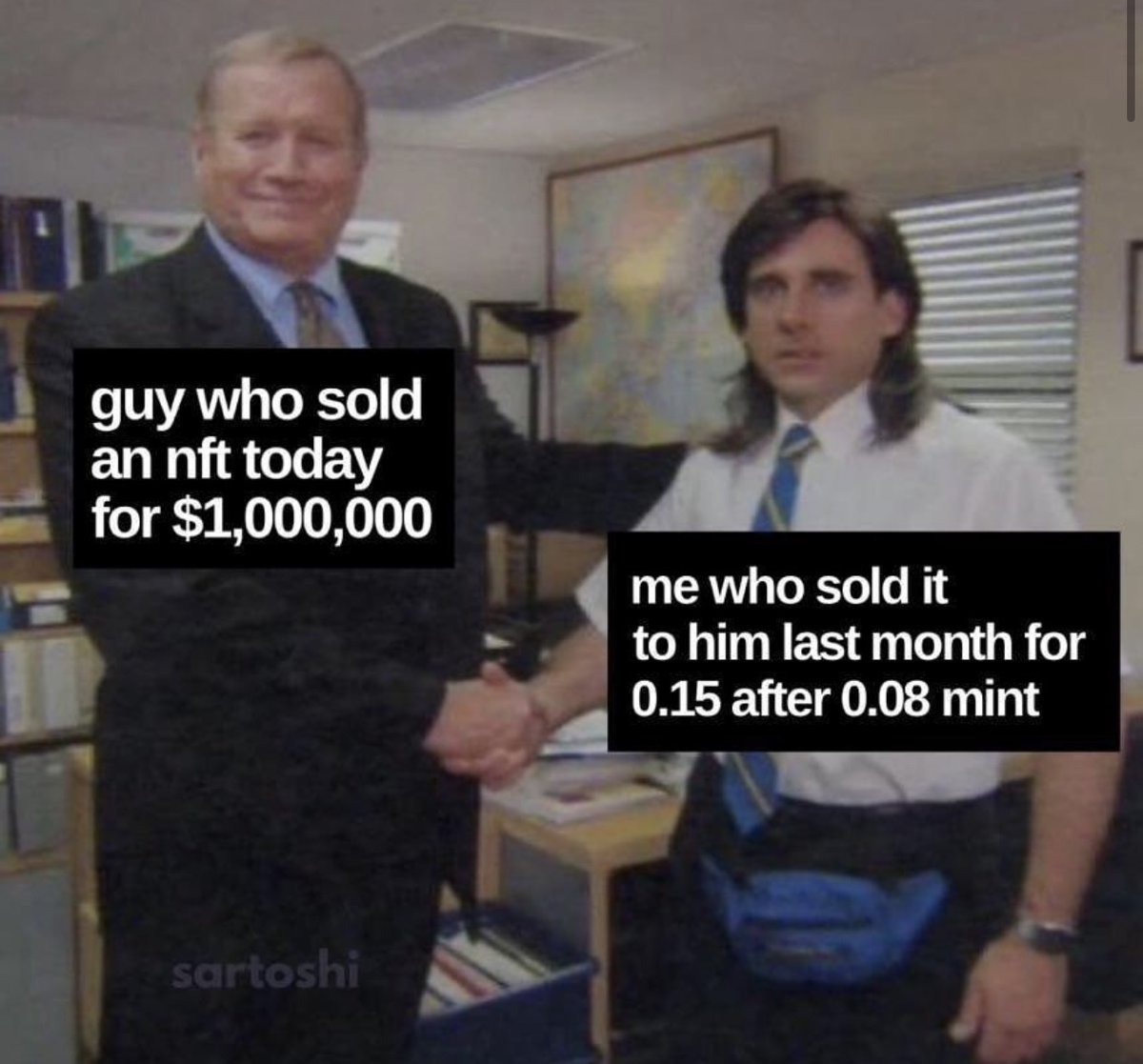 Eveningtraders's tweet photo. *Ugly crying*

#nftmemes #nftcommunity https://t.co/1cExLKsuPy