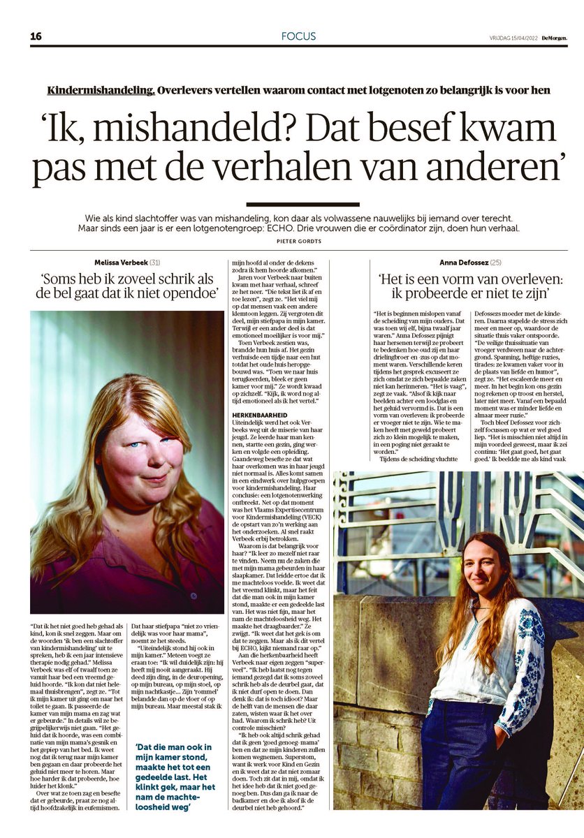 Echo-Lotgenotenwerking tweet media