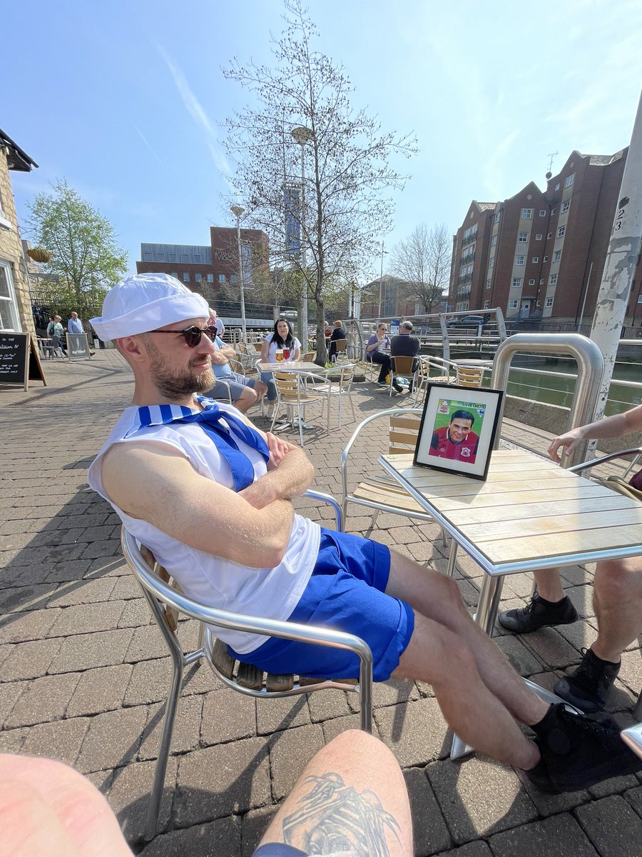 N0RRISH's tweet photo. Best mates Stag do in Lincoln today, he will be parading his favourite @chettle5 picture around and telling everyone about his favourite football player!! #NFFC https://t.co/gVF4vylf1g