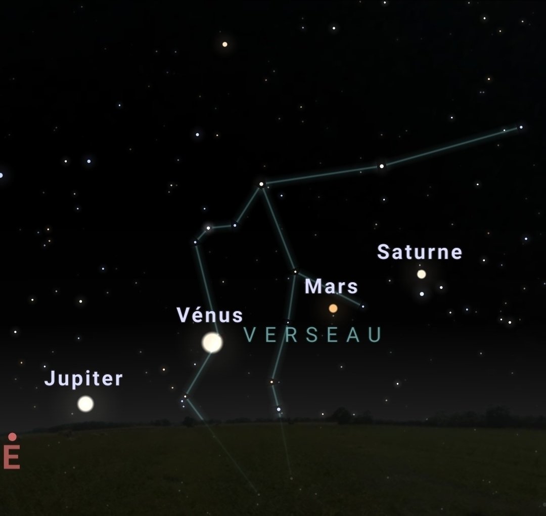 Vous cherchez un truc incroyable à faire la semaine prochaine et qui ne coûte rien? Je vous propose un  voyage  allant jusqu'à plus de 1,5 milliards de kilomètres, sur les traces de nos ancêtres. Il vous faut juste des yeux et un horizon Est dégagé. Thread 👇