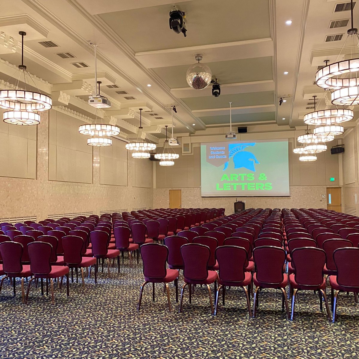 Happy Admitted Students Day 💚 We are excited for these potential future students and their families to explore campus and learn more about the Spartan community! Welcome to MSU! 

This morning, we are honored to host the <a href="/CALMSU/">MSU College of Arts & Letters</a> in the MSU Union Ballroom!