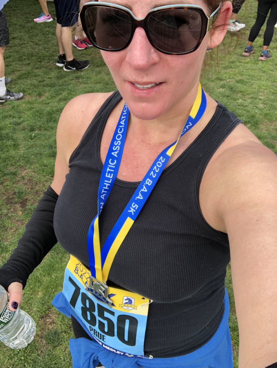 My first 5K! Age 46. #boston5k #BAA5K