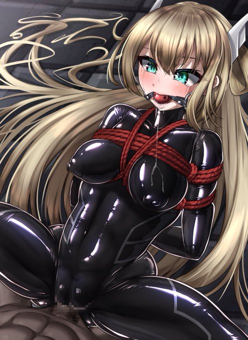 レイちゃん捕まえた その4 
#遊戯王OCG #閃刀姫 #緊縛 #拘束 #ボールギャグ #ぴっちりスーツ #ラバースーツ #pixiv https://t.co/XSBunTYz6J 