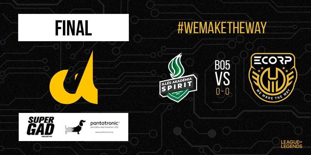 ¡Buenos días AGENTES🕵️! Hoy tenemos la FINAL de la <a href="/UnionLeague3/">Union League</a> 🏆, un Bo5 que decidirá al campeón de esta temporada.

⏰ 19:30
🆚 @IlleSpirit 
📺 twitch.tv/unionleague

#WEMAKETHEWAY💛
