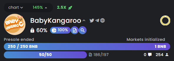 KangarooBabyy's tweet photo. Please be honest that 2.5x will not be your goals!!!

Let's hold your bullets $KANGAROO to shoot the moon.🚀🚀🚀

Get your bullet here:
https://t.co/TK6jOEdPgT https://t.co/4QJfYfDOBW