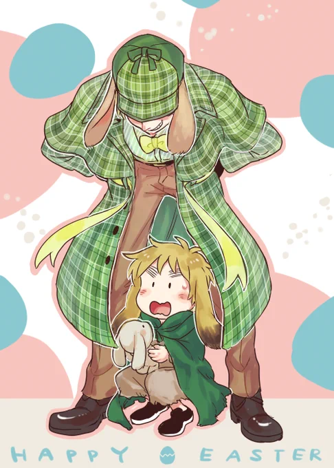 うさりす(小)とうさ耳リス(大)🐰 