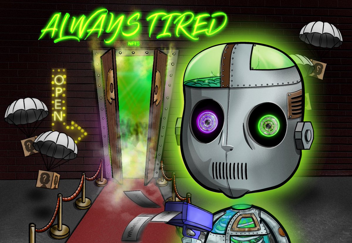 alwaystirednfts's tweet photo. Thank you for 1k organic discord member! 🎉🔥

We got 40 OG spots left, be quick! #tiredaf

Join us today https://t.co/ULazQtMARr 

#NFTdrop #NFTCommmunity #digitalart #DigitalArtist #mentalhealth #MECFS https://t.co/B0UTfdHaMF