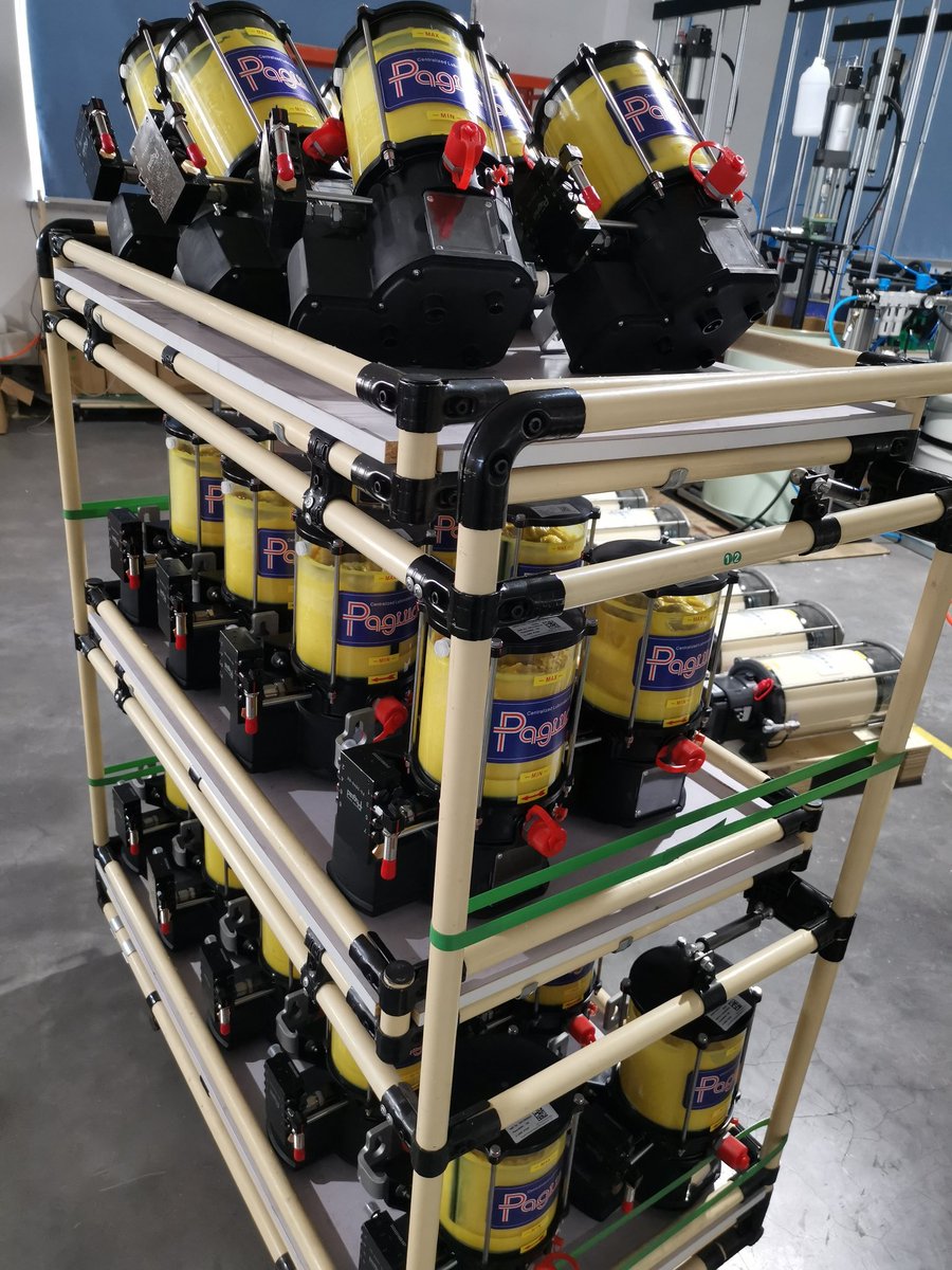 Richard678K's tweet photo. To deliver on time is always our promise. You can trust Paguld no matter central lubrication products or hydraulic products. 
#paguld #centrallubrication #autolube #hydraulic https://t.co/GEAab4Mzml