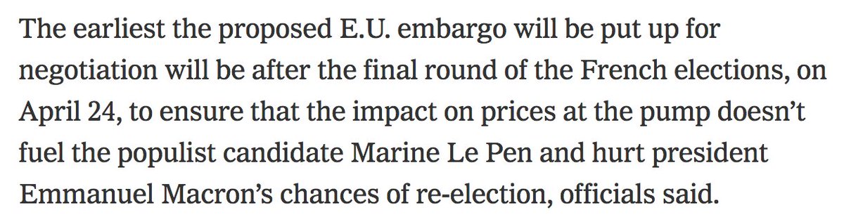 Adamant07781306's tweet photo. @hervhellec @olcoutupetra @UPR_Asselineau Mais ça ne change rien à ce que dit Asselineau.
L’UE attend la fin des élections françaises pour annoncer leur projet d’embargo. https://t.co/zgmJyCfGTW