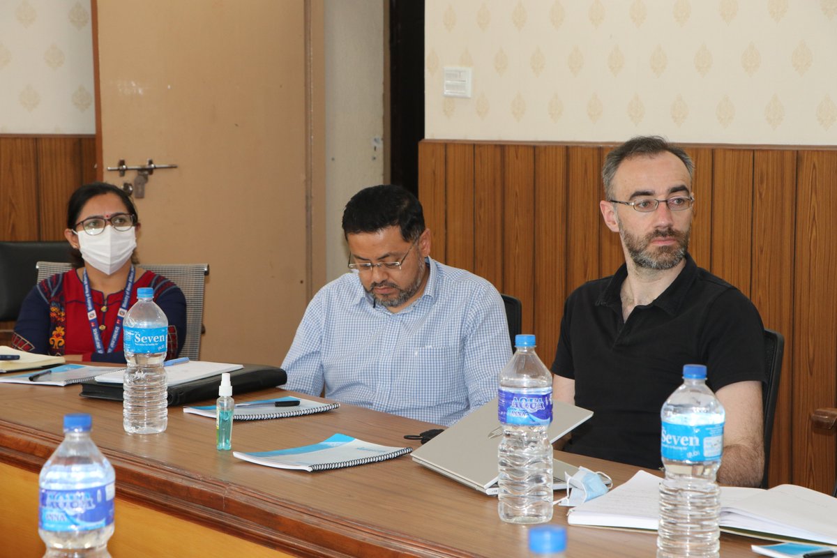 NDRRMA_Nepal's tweet photo. Held the introductory meeting of "SAJAG Nepal: Preparedness &amp; planning for the mountain hazard and risk chain in Nepal" on 15th April, 2022 at NDRRMA. https://t.co/Qao8OlDDBh