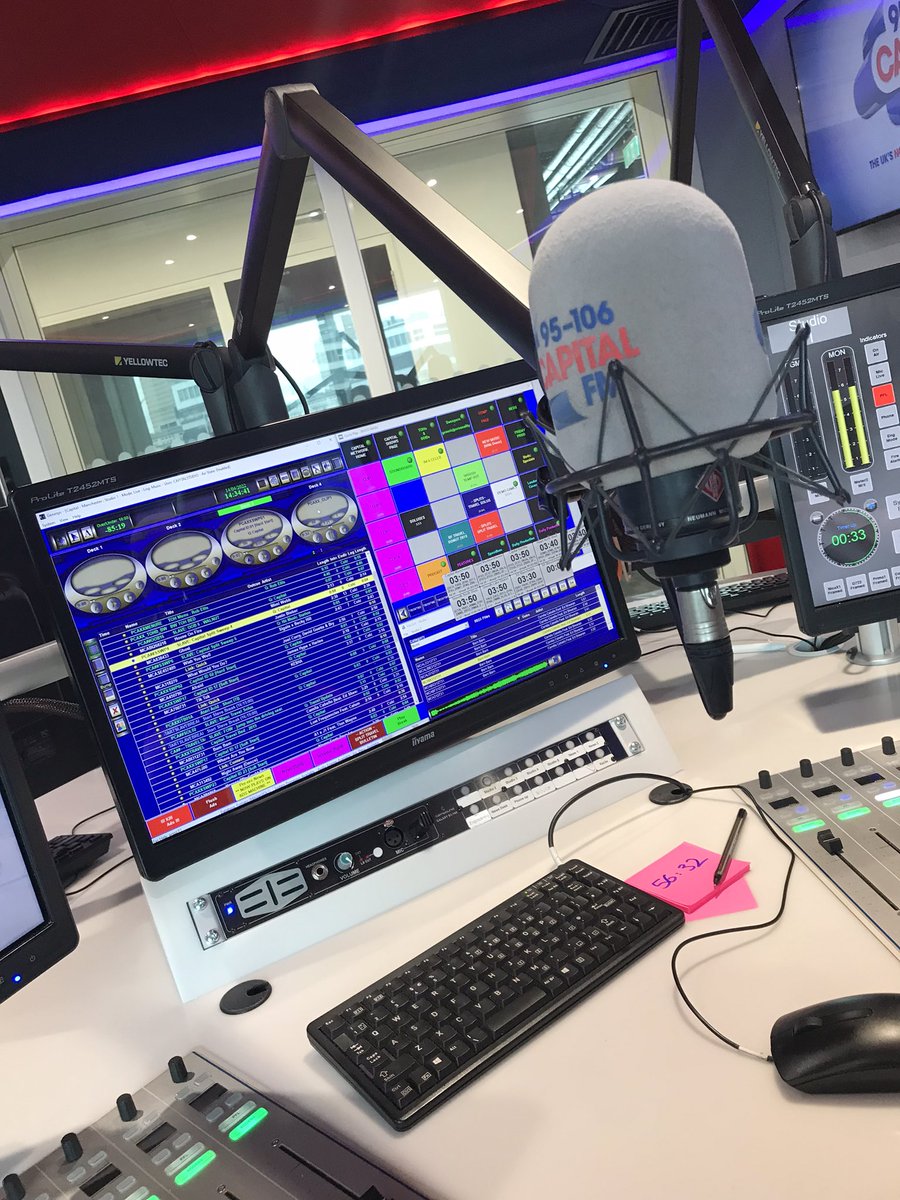 JosephCook2010's tweet photo. After completing a week of work experience for Positive Media Company, I got the chance to sit in the big red chair at Capital Station/Heart Radio!

Incredibly daunting to see how it all works, but fascinating all the same! 

 #work #experience #media #radio https://t.co/yTXi5u1pku
