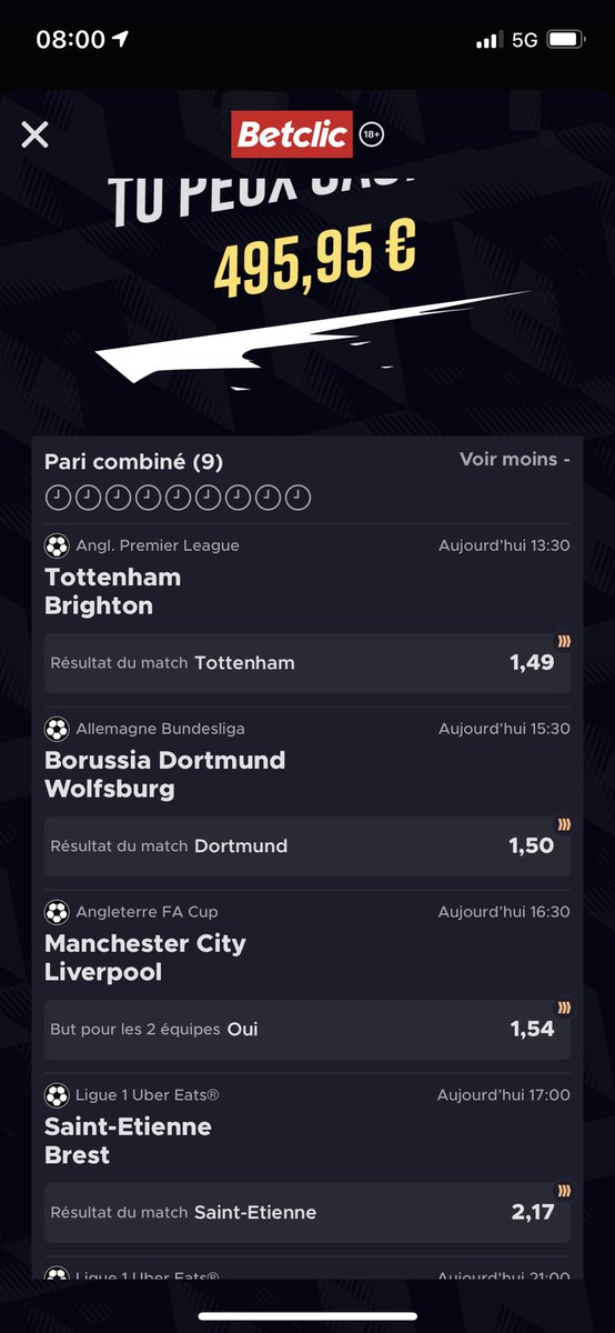 FirminPronos's tweet photo. On propose toujours une grosse côte sur le week-end , il y’a deux semaines à un match près on empochait 620€ avec 3 € d’engagé…
Vibrons ensemble 
⚽️ et seulement ⚽️
#TeamParieur #Betclic #ParisSportif https://t.co/GOMkDzXcuB