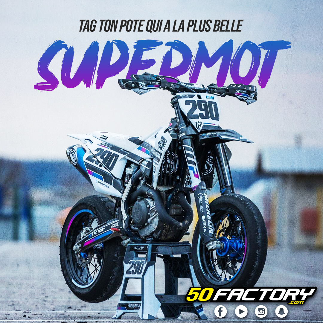 cinquantefacto1's tweet photo. Identifie ton pote qui a la plus belle supermot ! 🤩👌

#50factory #supermotard #50cc https://t.co/5gWDXx4qMs