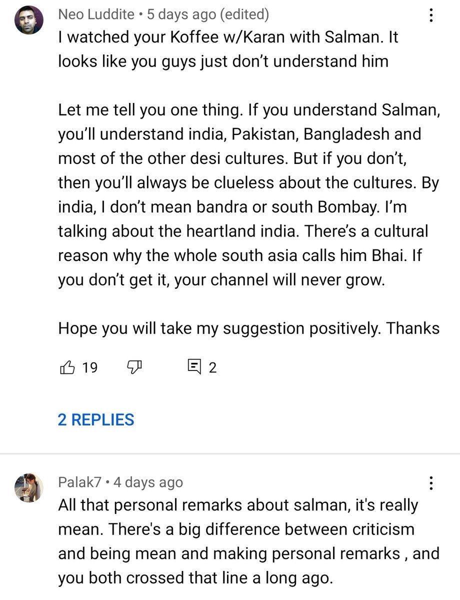 i_yogesh22's tweet photo. These 2 CUN8S @Kor5bin &amp; @RickSegall *Tried* To Review #Dabangg On Their GARBAGE CHANNEL, Well as Expected Their Video Was Less About Dabangg &amp; More about Personal Derogatory Remarks On #SalmanKhan BUT The Comment Section Was Fire💥 Their Own Subscribers BASHED Them Up &amp; Down! https://t.co/vJncG8SOFh