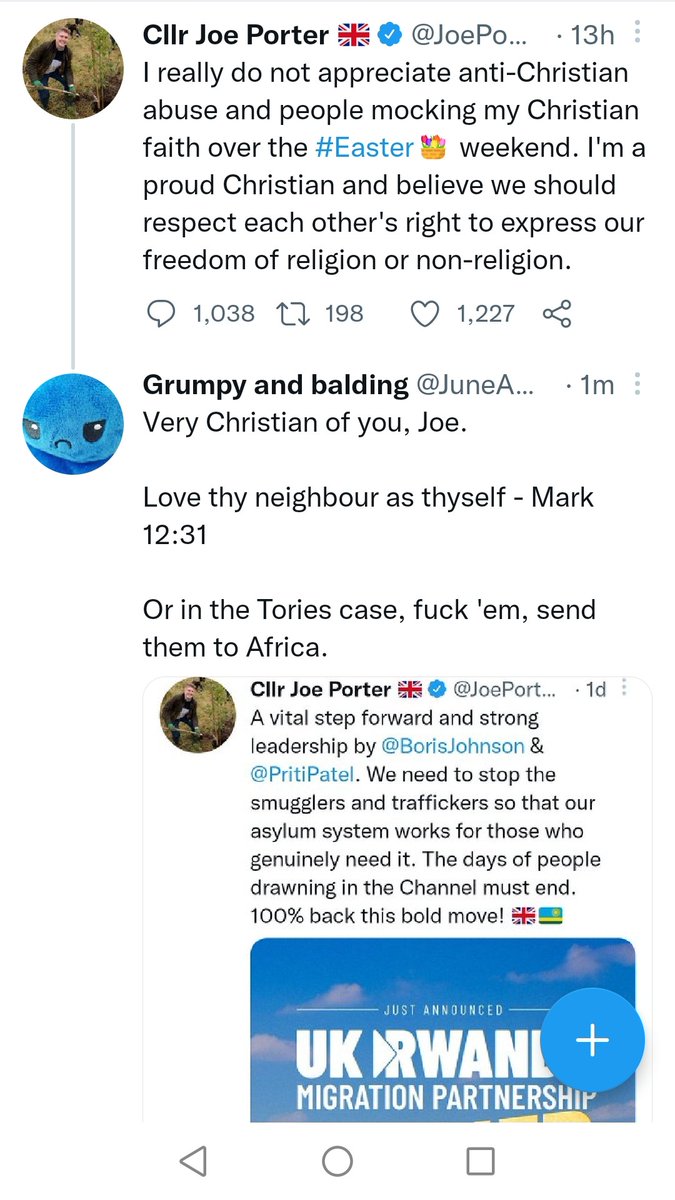 JuneAuatem's tweet photo. Another hypocritic Tory!
I was going to mention how he'd be treated as a gay man in Rwanda, but I'll leave it at that for now.
#JohnsonOut82 #CrimeMinister #ToriesOut #GTTO #ToryCorruption #HumansWelcome #Rwanda https://t.co/Xbyaw3MHvo