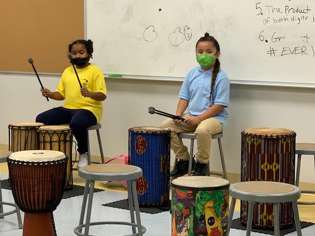 friendacademy's tweet image. Friendship Uncovers Passion and Reveals Purpose within students through their everyday experiences and academics. African drumming being conducted by Baba Jesse Buckner and young scholar is learning how to conduct. Who knows how this experience will impact her future. #friendshi