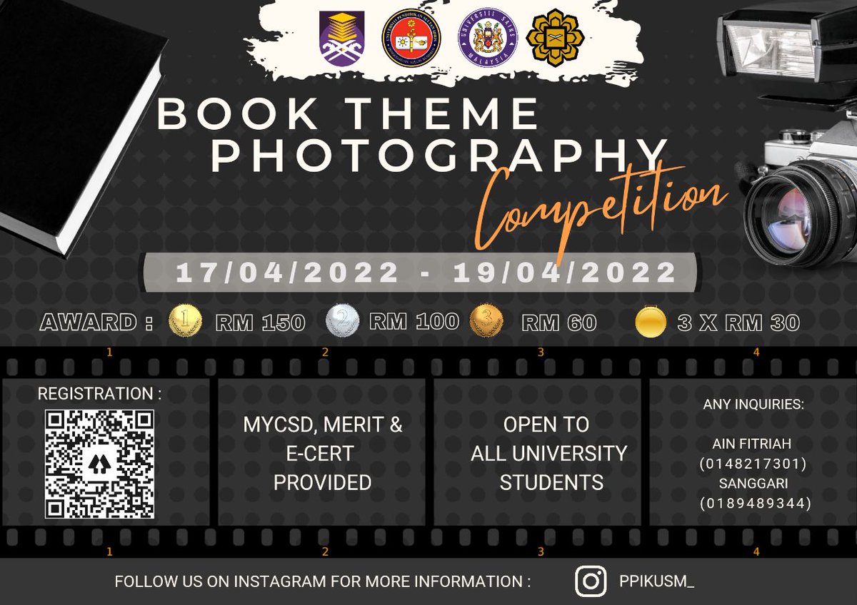 schiiumg's tweet photo. Assalamualaikum, Salam Sejahtera &amp; Salam sayang PPIK💜

Persatuan Ilmu Kemanusiaan Universiti Sains Malaysia dengan sukacitanya ingin menjemput anda untuk menyertai Pertandingan Fotografi kolaborasi bersama IIUM, UITM &amp; UPSI yang akan diadakan pada ketetapan berikut 👇: https://t.co/napBOpNr3d