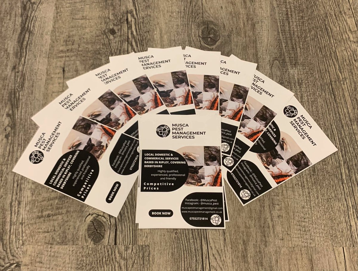 Musca_Pest's tweet photo. The fliers are here, look out Derbyshire here they come! #pestcontrol #derbyshire #derby #derbypestcontrol #muscapestmanagement #localderby #insectcontrol #rodentcontrol #smallbusinessuk #highlyqualified #rsph #waspcontrol https://t.co/QGRWCThvSj