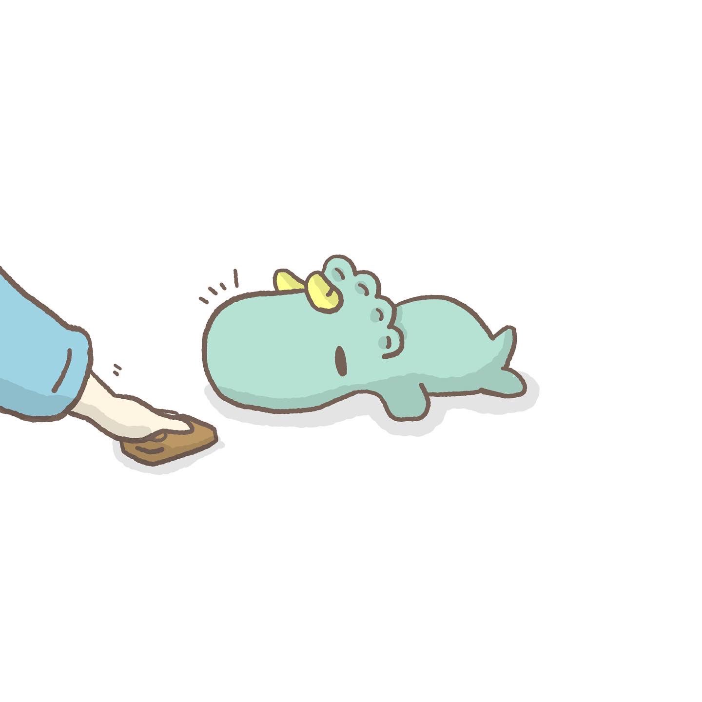 恐竜の恐くない生活 公式 やる気の出ないトリケラくん ゆるいイラスト ほのぼの キャラクター きょうりゅう 4コマ漫画 おうちじかん 恐竜 可愛い イラスト イラストグラム ゆるキャラ イラスト好きな人と繋がりたい 恐竜の恐くない生活 恐竜