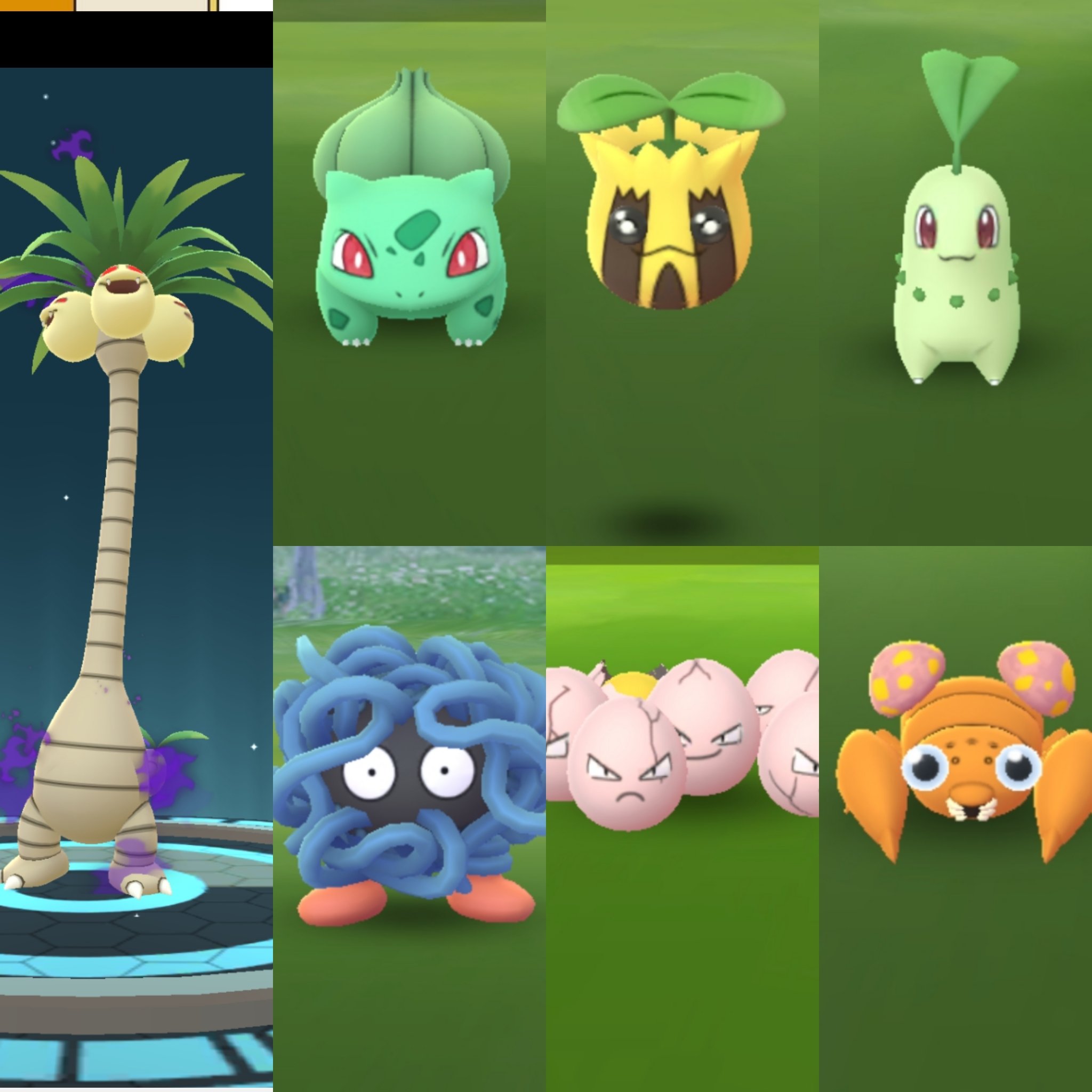 Amazinghisa 今日のポケモンgo活動2 草イベントお疲れ様でした こちらは仕事でしたので 休憩時間の分のみの参加でしたが モンジャラが久しぶりに光った アローラナッシーも通常 シャドウ ライト 色違いと進化させました ポケモンgo