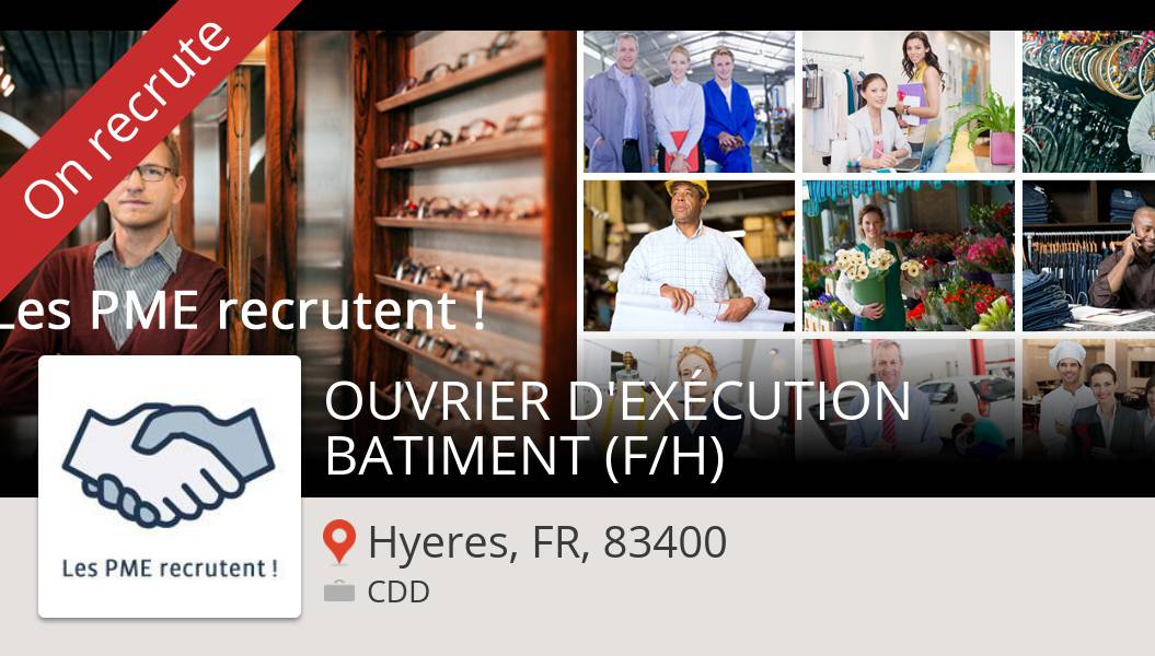 OUVRIER D'EXÉCUTION BATIMENT (F/H) (#job) recherché #HyeresFR83400. #Randstad workfor.us/lespmerecruten…