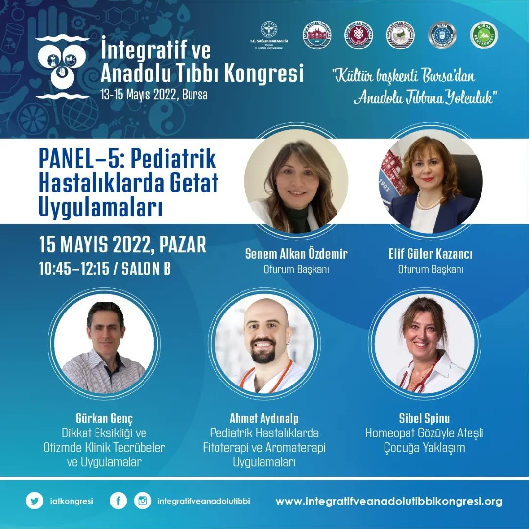 Sağlık Bilimleri Üniversitesi Bursa Tıp Fakültesi ev sahipliğinde 13-15 Mayıs 2022 tarihleri arasında gerçekleştirilecek olan “İntegratif ve Anadolu Tıbbı” kongresine davetlisiniz. 

Detaylı Bilgi için: integratifveanadolutibbikongresi.org