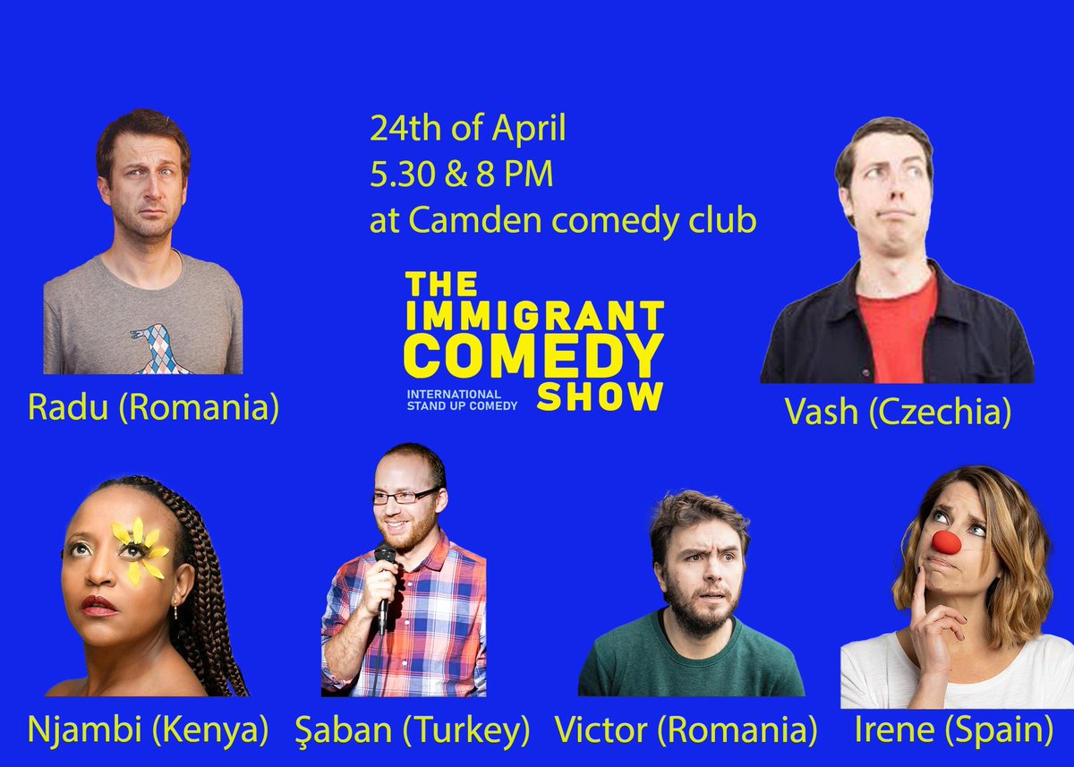Don't forget our fantastic line up next week and have a happy Easter

#standupcomedy