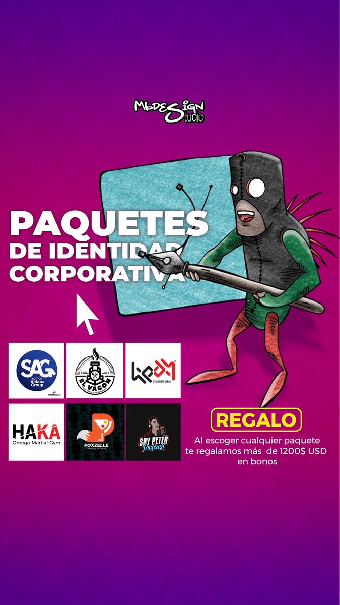 anelroga's tweet photo. Dar más por menos es una nueva era de los negocios.

¡Mira lo que te traigo y si no lo necesitas corre la voz!

👉🏻https://t.co/K4tSNtoHKZ

#branding #logos #diseñografico #paquetesdelogo #promocion #identidadcorporativa #obtentulogo https://t.co/T6XToW4PJ6