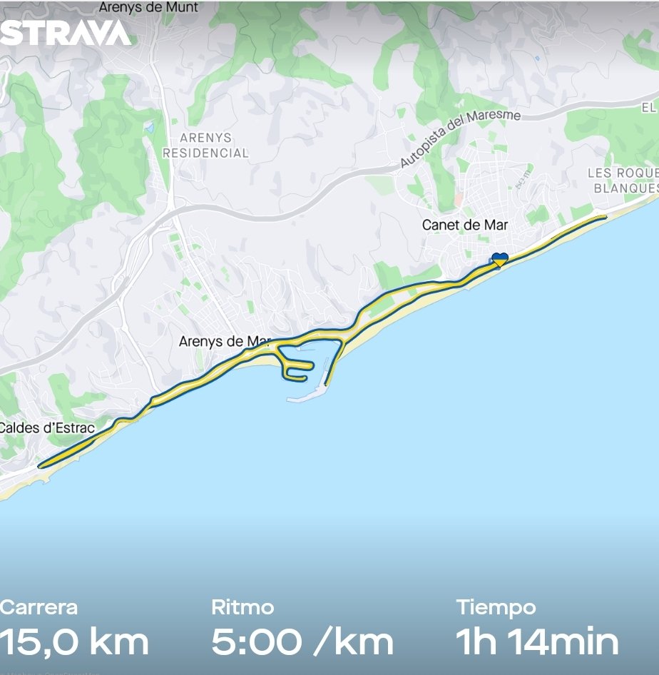 oscaram19711207's tweet photo. 15 K Canet -Arenys - Caldetes.
Esto es vida !!!!!
Seguimos 🏃♂️💪🏽💃👍🏽
@kmsxela
@elrinconcorredo @practicarunning
#KMSxELA
#elrincóndelcorredorpopular
#practicarunning https://t.co/m44w28yrMe