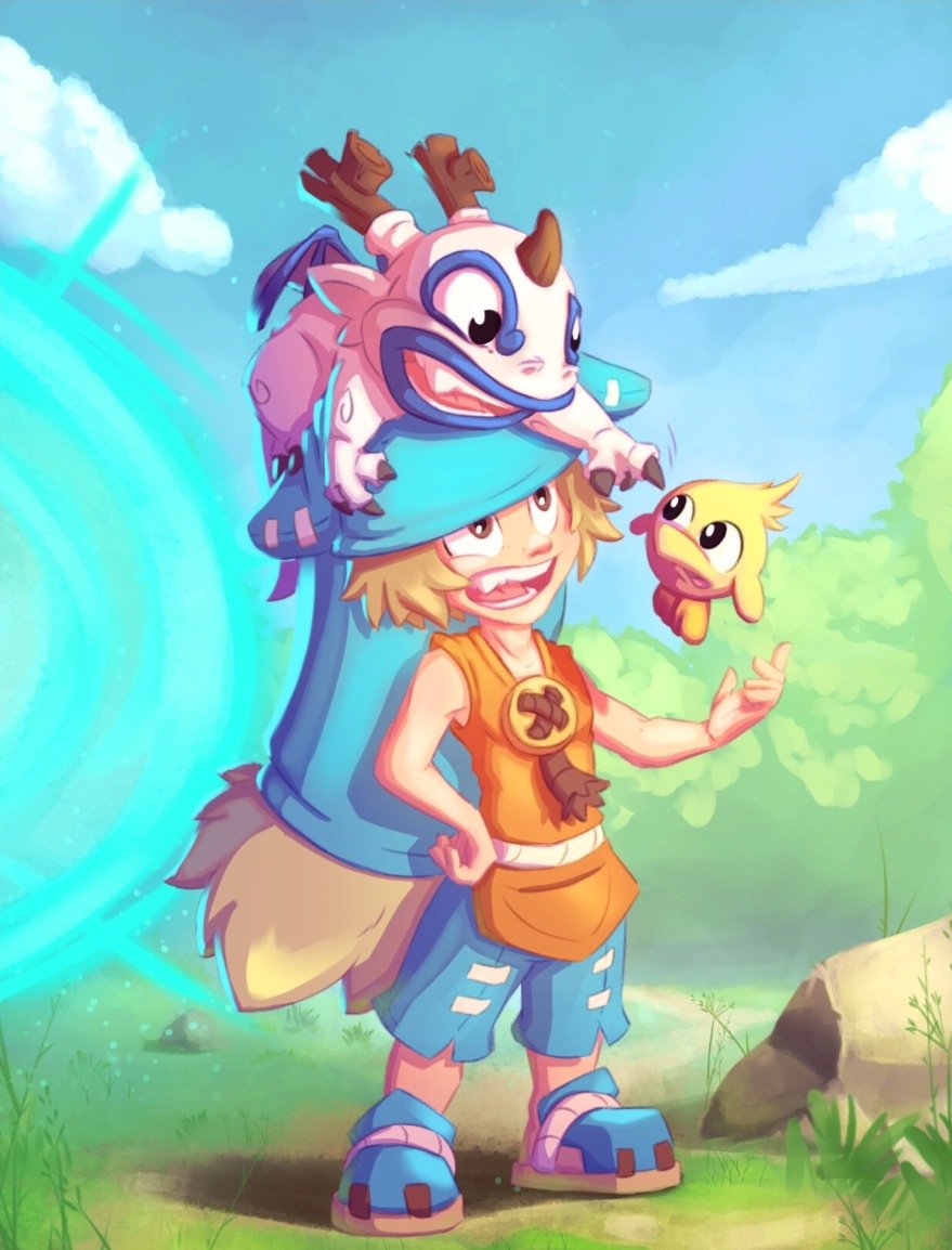 Galaxy10211's tweet photo. WAKFU TEAM FANART https://t.co/ycFrpXMDqi