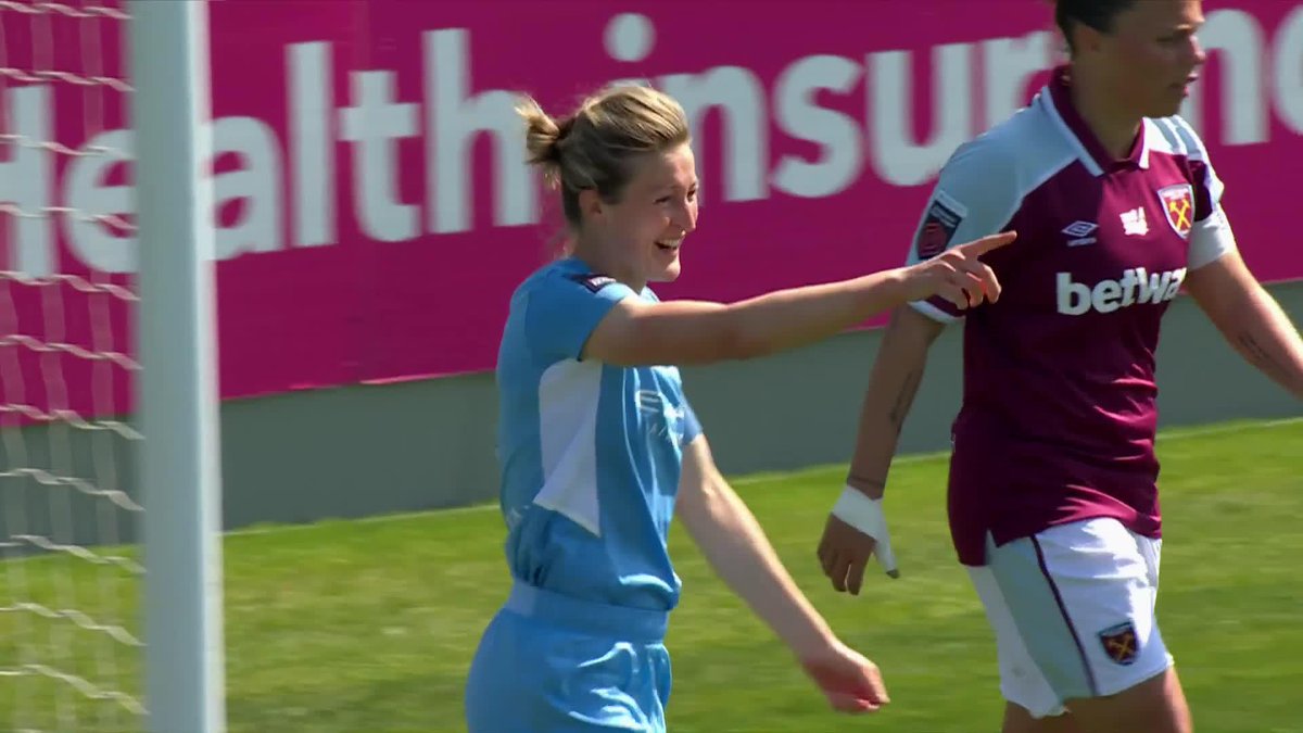 City have the lead... and it's @ellsbells89! 🤓

Off the crossbar from a thunderous @keira_walsh strike... and White is there to follow up! 🙌

#WomensFACup @ManCityWomen