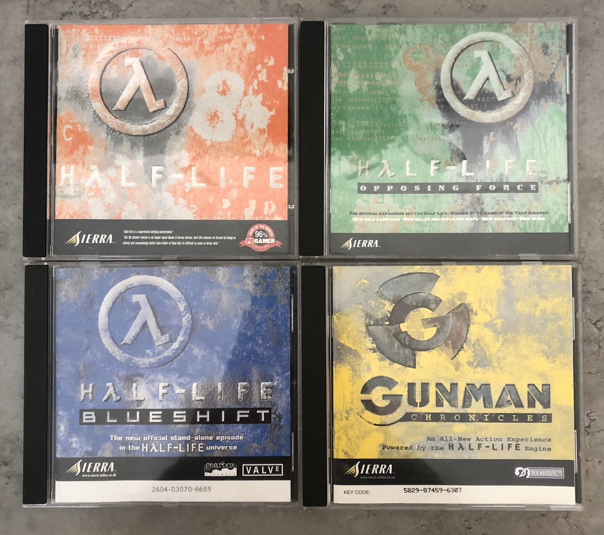 MaccyAJ's tweet image. Came across this little bundle in the loft yesterday, the fact I’m still loving them all these years on says a lot #halflife #won #cdcopy #gamingmemories