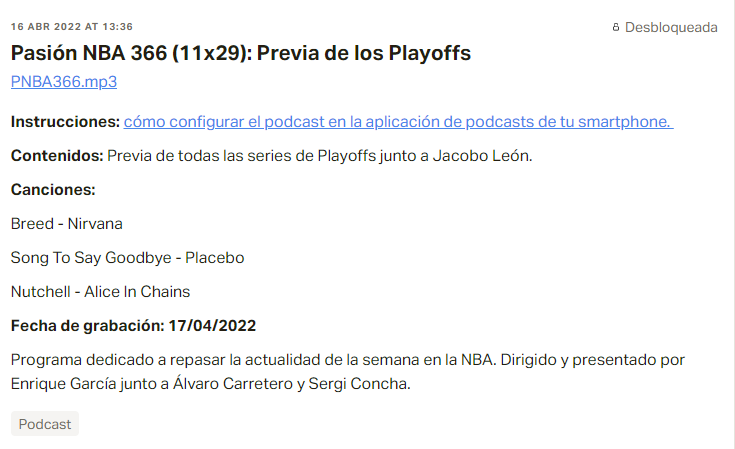 KikeGarcia41's tweet photo. Previa de los Playoffs para @PasionNBA. 

Con @jalekal y estos contenidos. 

https://t.co/kDAu7qvtW9 https://t.co/8FD4DqPmUp