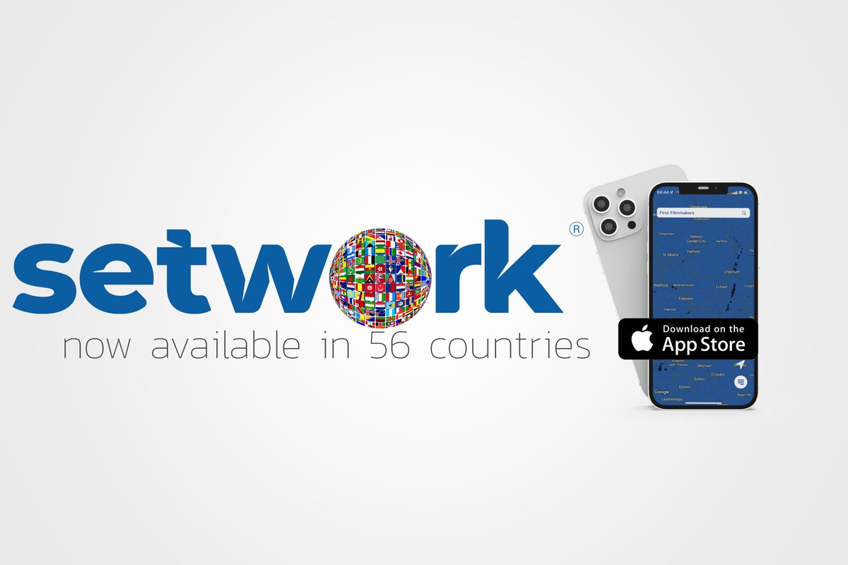 Setworkapp's tweet photo. It's Official! 👋🏼😊 Welcome to Setwork v1.4! We've opened up to 56 countries worldwide, which means you can now join Setwork from wherever you are. Updates to follow soon, Setwork Team. 💙📲🎥https://t.co/OqlyHxmRLw https://t.co/vKY48s8hGv