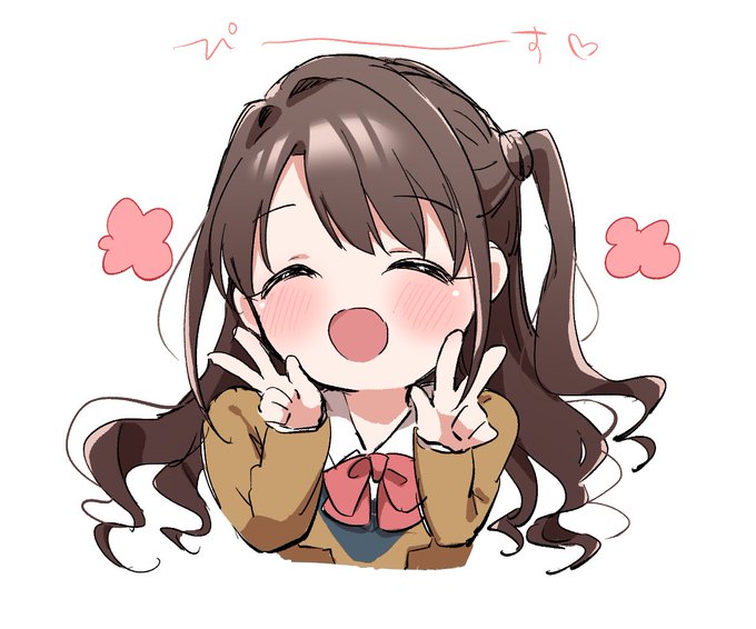 笑顔の絵やったら描きたくなったので島村卯月ちゃん描きました 