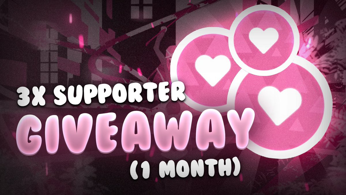 ⭐(3x winners) 1 month of osu! SUPPORTER GIVEAWAY | RT &amp; follow to enter ! :D (Draw in 48h)⭐