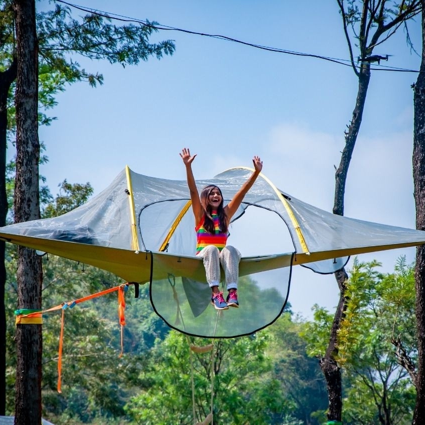 Campmonk_india's tweet photo. Have you ever slept in a tent floating over a lush green tea plantation?
Learn more about Tree Camping in Wayanad at https://t.co/HKuc2jgNaE
#wayanad #treecamping #hangingtent #campmonk #getawayfrombangalore #incredibleindia #keralakatourism #weekendgetaway #camping https://t.co/Nmk9bgMG0p
