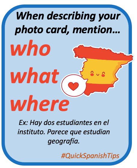 Spanish_Neston's tweet photo. Y11 students, don't miss our wonderful #QuickSpanishTips on Teams, one tip a day to keep you going! Here are a few: https://t.co/7zCj4w7adk