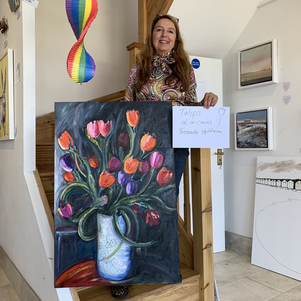 kesgravearts's tweet photo. #therondahoffmanart #tulips #alwaysflowers #oiloncanvas #windsorandnewton https://t.co/mg3B16wRKZ