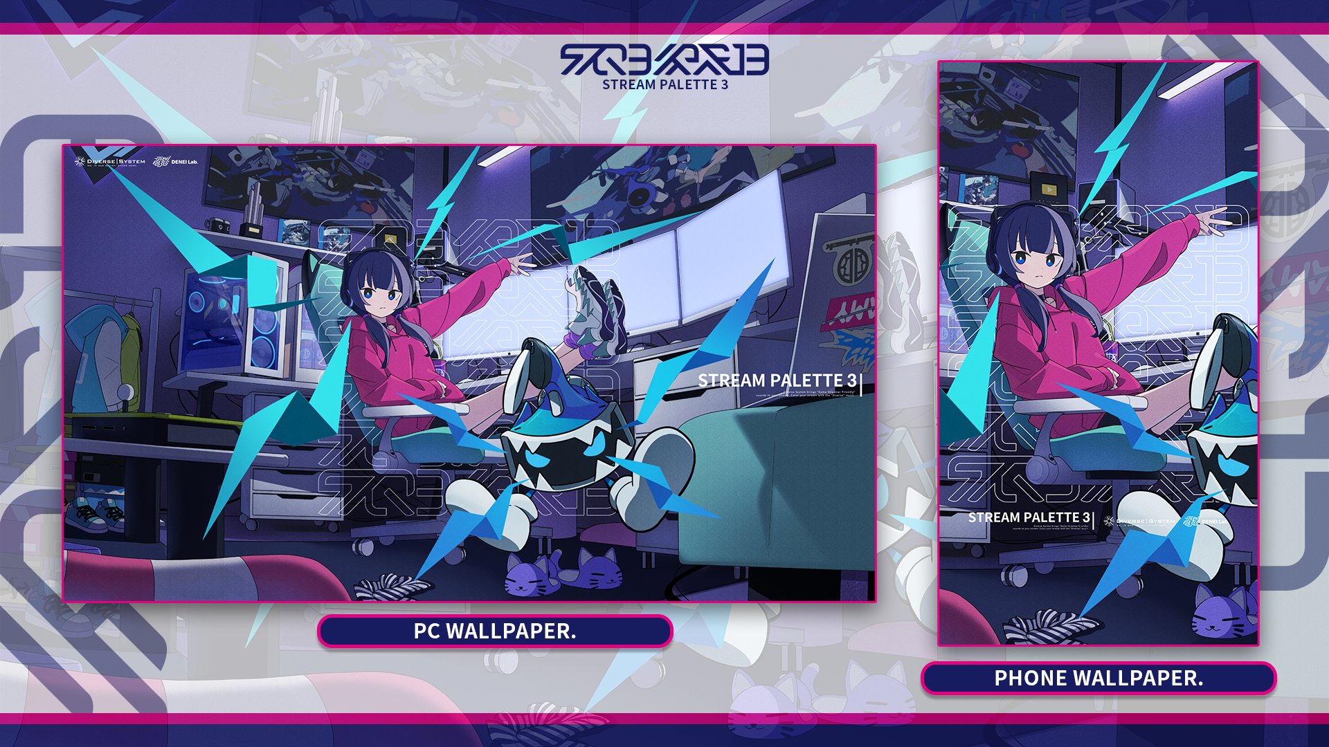 Stream Palette Desktop Mat 3