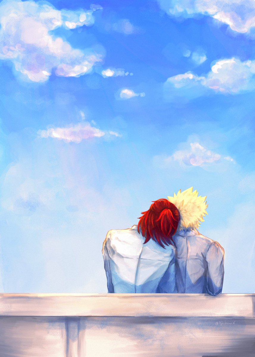 Xji_buuuX's tweet photo. #KRBKWEEK2022 Day 3 - Office AU

Taking a break on the rooftop together~(o^^o) https://t.co/JVFKuwujtR